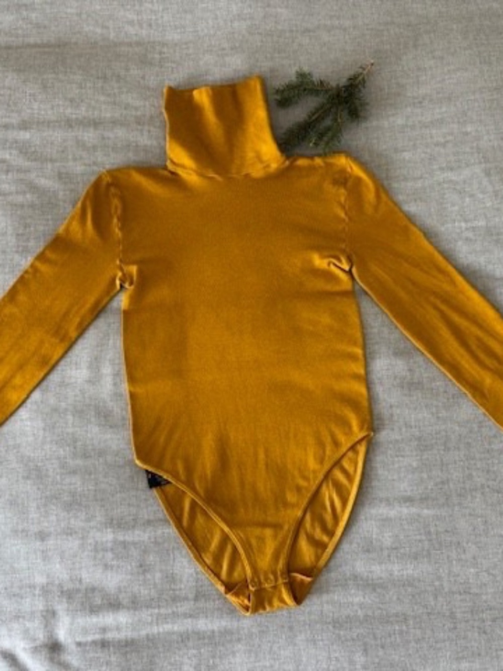 Wolford Long-Sleeve Bodysuit ~ Burnt Orange ~ Small ~ Turtleneck